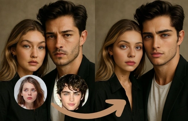 Multiple Photo Face Swap