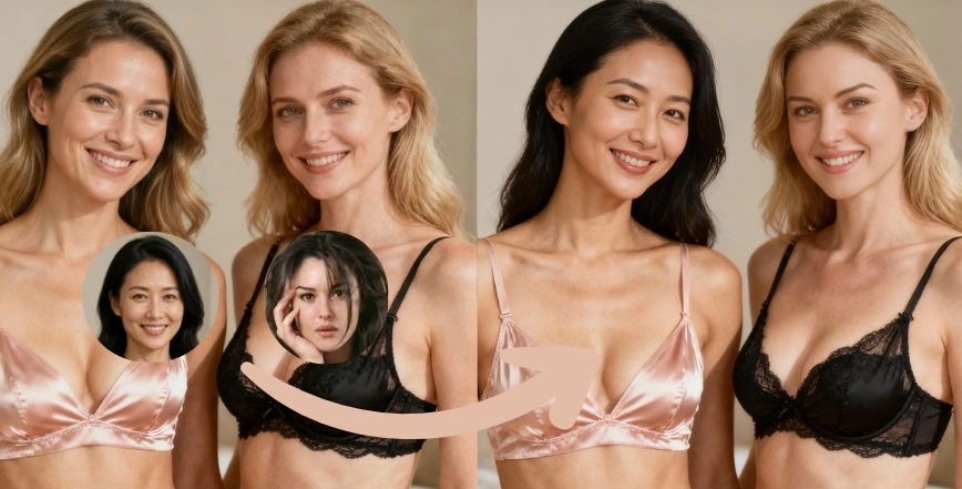 Exchange Faces Between Two Adult Photos