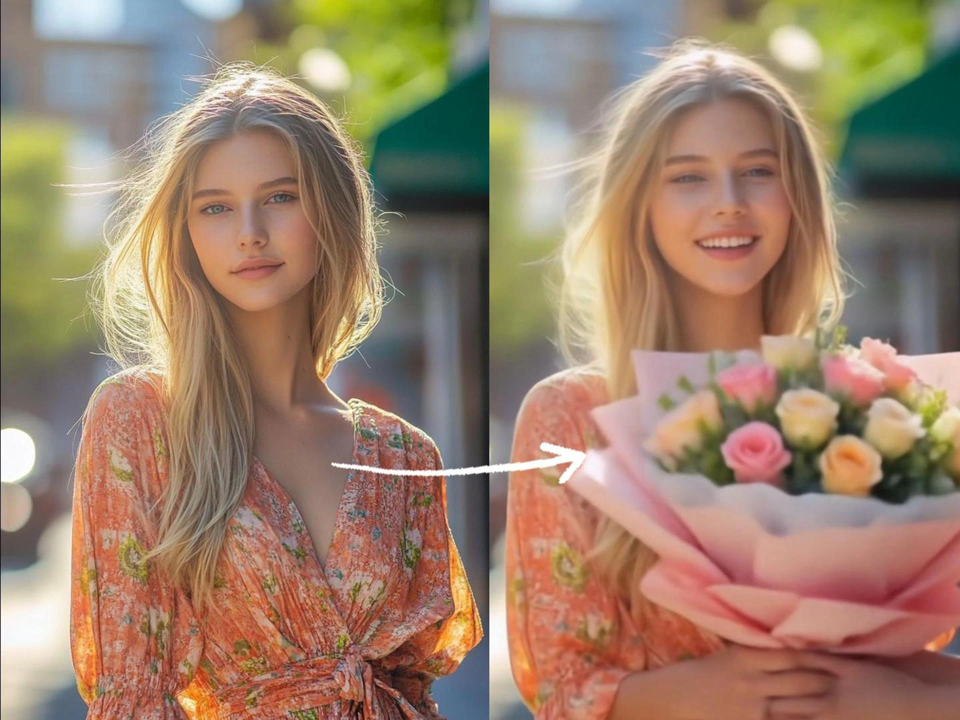 Filtro di ricezione fiori AI