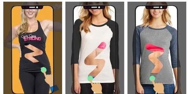 AI dress changer photo