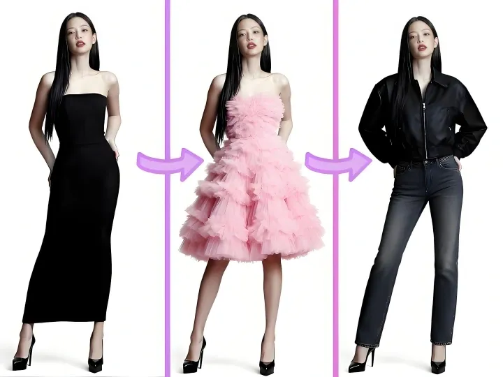 AI Dress changer photo